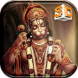Ícone do programa: 3D Hanuman Ji Live Wallpa…
