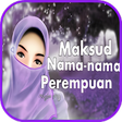 Maksud Nama-Nama Perempuan