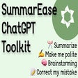 Icoon van programma: SummarEase ChatGPT Toolki…