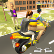 プログラムのアイコン：Sports Bike Taxi Sim 3D -…
