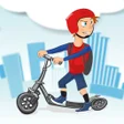 プログラムのアイコン：Scooter Rider : Free offl…