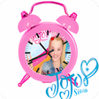 JoJo Siwa Bell Alarm Clock - Pink Bow Design For Girls' Bedroom