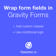 Icoon van programma: Wrap form fields in Gravi…
