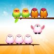 Ikon program: Bird Color Puzzle: Sort G…
