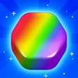 プログラムのアイコン：Jelly Sort Hexa: 3D Puzzl…