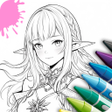 Ikona programu: Cute Coloring Anime Art