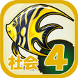程序图标：ビノバ 社会-小学生4年生- 都道府県や県庁所在地…