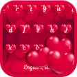Red Heart Balloon Keyboard - Sweet Heart