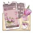 Pink Flower Gift Theme