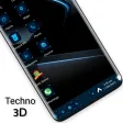 Techno 3D Stylish Theme for Computer Launcher