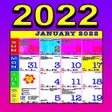 English Calendar 2022