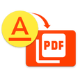 Text to PDF icon