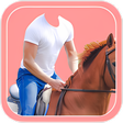 Programikonen: Horse With Man Photo Suit…