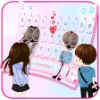 Innocent Couple Love Keyboard Theme