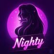 プログラムのアイコン：Nighty - Online Video Cha…