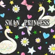 Neon Wallpaper Swan Princess