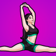 プログラムのアイコン：Stretching Workout Flexib…