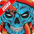 プログラムのアイコン：Amazing Skull Wallpaper