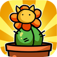 プログラムのアイコン：Merge Plants: Cats Evolut…