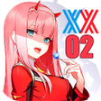 プログラムのアイコン：Zero Two Stickers for Wha…