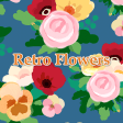 iconwallpaper-Retro Flowers-