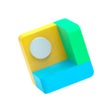 プログラムのアイコン：Cuby: 3D 방 미니홈피 방꾸미기