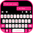 Programikonen: Pink Black Chat Keyboard …