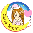 プログラムのアイコン：Good Night Stickers