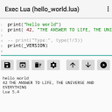 Exec Lua