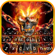Fire Skull Keyboard Theme icon