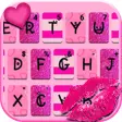 Pink Girly Love Keyboard Theme