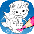 Ikon program: Mermaid Princess Coloring…