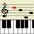 プログラムのアイコン：Music notes training for …