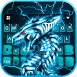 Lightning Neon Dragon Keyboard Theme