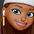 プログラムのアイコン：Black emojis for Android