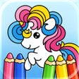 أيقونة البرنامج: Drawing for kids: colour …