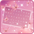 أيقونة البرنامج: Butterfly Theme Keyboard