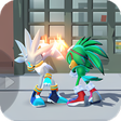 Programikonen: blue hedgehog beat em up