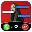 ไอคอนของโปรแกรม: Lady Diana Fake call  cha…