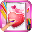 プログラムのアイコン：Learn to Draw Lovely Hear…
