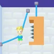 Puzzle Rope Rescue-Save Heroes