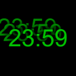 أيقونة البرنامج: Screensaver Clock