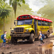 Иконка программы: Driver School Bus Driving…