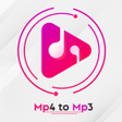 Иконка программы: mp4 to mp3 - Audio conver…