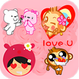 Ikon program: Love Stickers for messeng…