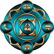 Icon of program: Free Abstract Turquoise G…