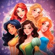 程序图标：1000 princesses coloring …