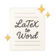 Иконка программы: LaTeX to Word Converter B…