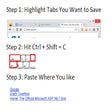 Icoon van programma: Copy Tabs