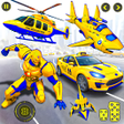 ไอคอนของโปรแกรม: Taxi Helicopter Car Robot…